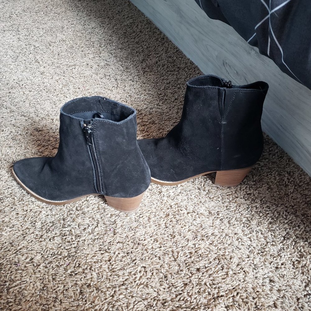 NEW Black Genuine Leather Coconuts by Matisse Western Booties